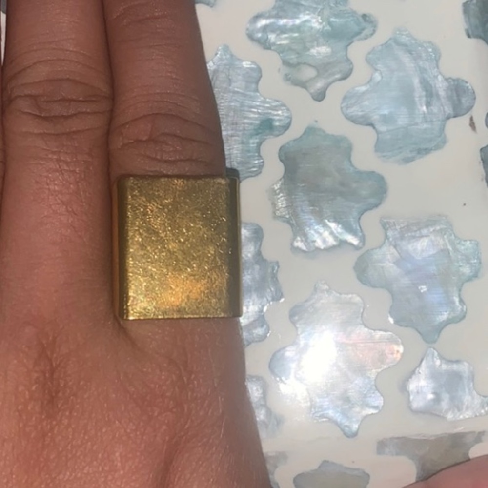 Flat Gold Ring // 2 for 20 bundle